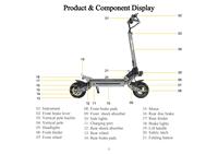IENYRID S1 divers accessoires de pièces de rechange de réparation pour chargeur de contrôleur d'affichage de moteur IENYRID pièces de Scooter électrique IENYRID
