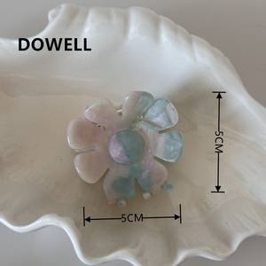 DOWELL vente en gros élégant 3D fleur <span class=keywords><strong>pince</strong></span> à cheveux <span class=keywords><strong>pour</strong></span> les femmes Style Simple <span class=keywords><strong>chignon</strong></span> porte-requin <span class=keywords><strong>pince</strong></span> filet de dentelle <span class=keywords><strong>pour</strong></span> perruque - Product Image 2