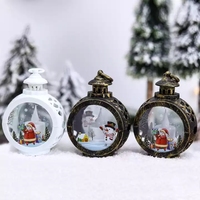 Ornement Lumineux de Noël, Décoration Joyeux Noël pour la Maison, Ornements de Noël Natal Navidad, Cadeau de Noël, Nouvel An 2025