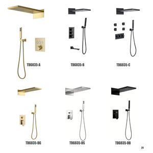 Pommeau <span class=keywords><strong>De</strong></span> <span class=keywords><strong>douche</strong></span> Piano à affichage numérique <span class=keywords><strong>de</strong></span> luxe et système <span class=keywords><strong>de</strong></span> robinet mélangeur bain ensemble <span class=keywords><strong>De</strong></span> <span class=keywords><strong>douche</strong></span> en laiton - Product Image 6