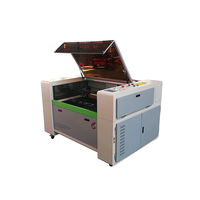 Machine de gravure et de découpe au laser CO2 CNC refroidie par eau Shenhui 9060 pour acrylique, bois, papier, tissu, contreplaqué, plastique, caoutchouc