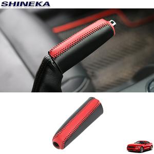 เบรค<span class=keywords><strong>มื</strong></span><span class=keywords><strong>อร</strong></span>ถยนต์สำหรับ Ford Mustang 2015 +,อุปกรณ์ตกแต่งรถยนต์ภายนอกที่หุ้มเบรก<span class=keywords><strong>มื</strong></span><span class=keywords><strong>อร</strong></span>ถยนต์หนัง - Product Image 2