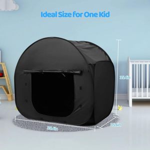 Carpa de Camping Portátil Tipo Cubo, Personalizada, Negra, Oxford, Cuadrada, de Una Sola Capa, Impermeable, Anti-UV, con Marco de Acero, para las Cuatro Estaciones - Product Image 4