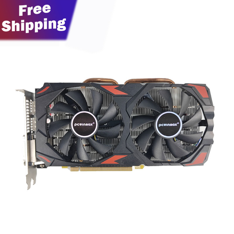 Игровой графический процессор AMD radeon rx 580, графическая карта 8 ГБ для ПК, графический процессор также rx 470/rx 560/rx570, в наличии