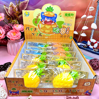 Nouveau design, jouets à presser en forme d'ananas de dessin animé, emballés, haute qualité, 3D, à rebond lent, jouets anti-stress et anti-anxiété