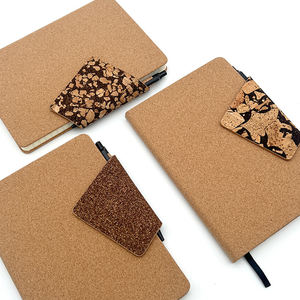 Taille A5 écologique, personnalisable, lot de stylos pour ordinateur portable, cadeau d'affaires innovant et durable avec paille en papier marc de café - Product Image 5
