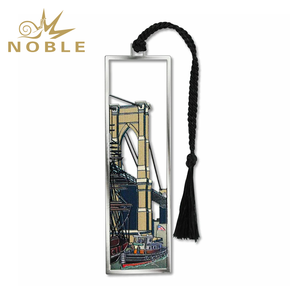 Tùy chỉnh Boston Đường Chân Trời <span class=keywords><strong>Brooklyn</strong></span> cầu xây dựng chủ đề kim loại Bookmark Châu Âu nổi tiếng mốc sơn cuốn sách Marks - Product Image 3