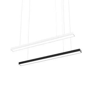 High Quality Modern Linear Lighting System 28W Aluminium Plastic Profile Recessed Ceiling Led Linear Pendant Light