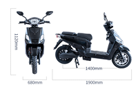 Moto électrique haute puissance CKD SKD 12 pouces 1100/1300W, vitesse 60 km/h, moto électrique pour adultes, acheter des vélos électriques en Chine