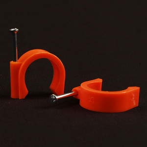 Attache de câblage en polyéthylène Golden Dragon Circle Nail Clip, type à clipser - Product Image 1