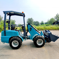China Factory 1 Tonne Mini-Vorderrad lader Kleine Größe mit Motor kern komponenten 1 Jahr Garantie zum Verkauf