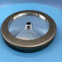 Meules à tronçonner CBN électroplaquées en aluminium 4-en-1 de 8'' de haute qualité, vente en gros d'usine, grain 60-1000, pour débavurer les couteaux métalliques