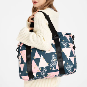Lightweight Simple Crossbody Travel Bag Weekender Printed Fitness Gym Luggage Short-Distance Business Trips Large Polyester - Product Image 5