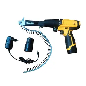 Pistola de Clavos / Atornillador de Tornillos con Batería de Iones de Litio / Pistola de Clavos Inalámbrica con Batería de Litio <span class=keywords><strong>para</strong></span> Paneles de Yeso - Product Image 1