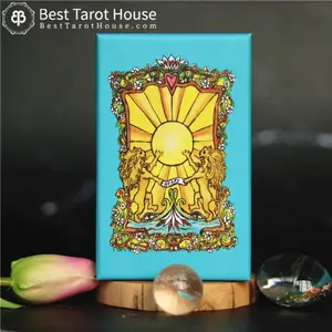 Mejor Tarot Casa de tarjeta de tarot de caja de madera con buena calidad y servicio impresión de lo mejor de tu tarot tarjetas