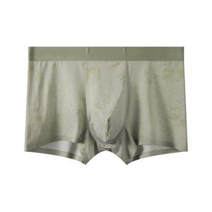 Boxers <span class=keywords><strong>pour</strong></span> hommes <span class=keywords><strong>en</strong></span> <span class=keywords><strong>soie</strong></span> glacée avec impression tie-dye, logo personnalisé accepté, légers et respirants, sous-vêtements décontractés <span class=keywords><strong>pour</strong></span> hommes - Product Image 5