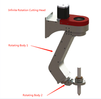 Machine de découpe plasma à portique CNC LANCNC, robuste, pour découpe biseautée de tôles ou plaques métalliques, avec option de découpe au chalumeau