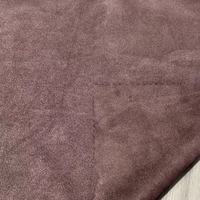 Tissu en suède 100 % polyester 75D double face tricoté chaîne, épaisseur moyenne, imperméable, motif uni brossé, pour canapé d'extérieur et voiture