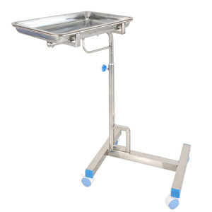 Mu Zixing Stainless Steel Tray Rack 304 Hospital Instrument Cart Single Pole <b>Square</b> Tray Surgical Equipment - Product Image 4