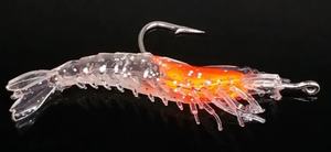 Guo Song 6cm 3g doux lumineux artificiel eau de mer et plomb d'eau douce pêche aux crevettes pêche au bar leurre - Product Image 4