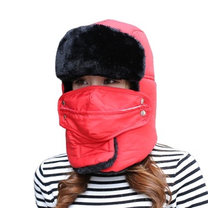 Blouson unisexe en fausse fourrure, pour homme et femme, couvre-chef chaud avec rabat, <span class=keywords><strong>Bonnet</strong></span> <span class=keywords><strong>russe</strong></span>, coiffe blonde - Product Image 1