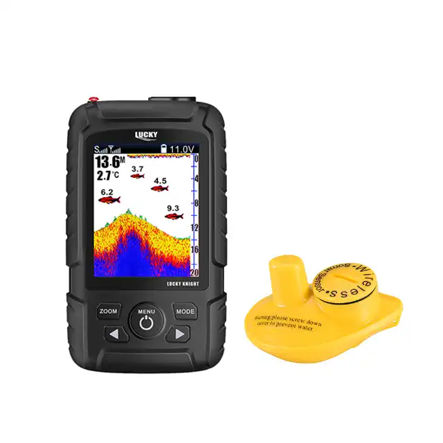 Portable Sounder Wireless Sonar Fish Finder Fishing Probe Detector  Fishfinder