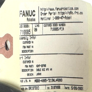 Nuevo Cable Fanuc A6604005t215l4r203 Rcc <span class=keywords><strong>Nfx</strong></span> 4m Xgmf25765 - Product Image 3