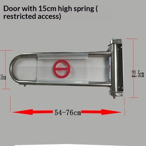 Barrera de Seguridad Unidireccional de Acero Inoxidable para Supermercados, Modelo ZY-CS010 CN/GUA IP65, para Puertas/Entradas y Cajas Registradoras - Product Image 2