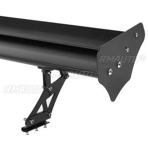 Aileron de coffre arrière universel réglable 135 cm/53 pouces, extension d'aileron de course style GT, décoration de course - Product Image 5
