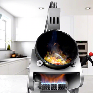 <span class=keywords><strong>Robot</strong></span> <span class=keywords><strong>Cuiseur</strong></span> de Luxe à Tambour Rotatif 110V pour <span class=keywords><strong>Cuisson</strong></span> au Gaz, en Acier Inoxydable SUS 304, avec Fonction Minuterie, pour <span class=keywords><strong>Riz</strong></span> Frit, Nouilles et Pâtes - Product Image 5
