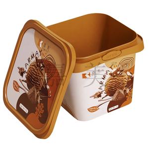 Food box Plastic clear square 1L 30 oz freeze dried strawberries Air <b>Tight</b> With Leak-Resistant Lids container security <b>lock</b> - Product Image 5