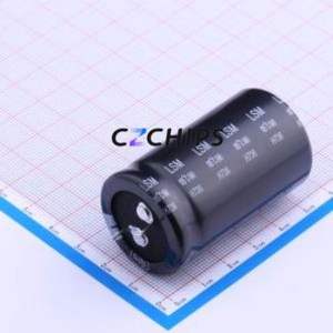 Condensador Electrolítico de Aluminio LSM471M2W---3050, Montaje a Presión (THT), Componente de Orificio Pasante, D30xL50mm 470uF 20% 450V 10mm - Product Image 1