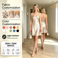 Fabricant de vêtements, vente en gros, robe d'été sans manches en soie pure, robe en soie 100%, robes élégantes en soie pour femmes
