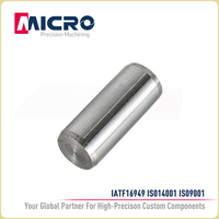 Pasador de Acero Inoxidable de Alta Precisión, Pasador de Centrado Micro, Eje Sólido Torneado por CNC Personalizado