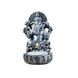 Indische Buddha Ganesh Tee licht Kerzenhalter Figur