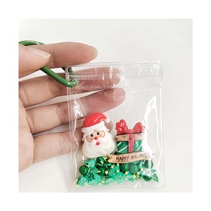 10 pz portachiavi portachiavi con ciondoli natalizi in resina portachiavi natalizi carini portachiavi per mobili ciondolo <span class=keywords><strong>gioielli</strong></span> regalo che trovano bracciale fatto a mano - Product Image 1