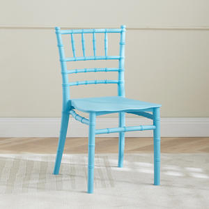 Portable Indoor Outdoor Children's Tiffany <b>Chairs</b> Colorful Resin Durable Plastic <b>for</b> Dining Wedding and Party Parties - Product Image 4