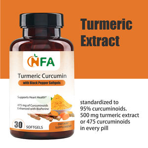 Cápsulas Blandas de Cúrcuma y Curcumina de Marca Privada, Suplemento Dietético, Extracto de Cúrcuma, Apoya la Salud del Corazón, Aumenta la Pérdida de Peso - Product Image 3