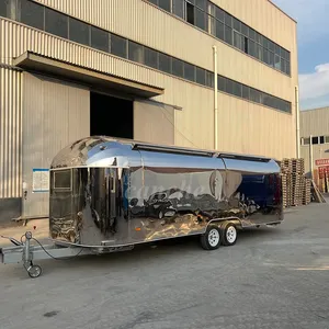 Carrito de Comida de Doble Eje Estándar Europeo, Camión de Comida de Acero Inoxidable de 7 m, Remolque de Comida Móvil para Exteriores - Product Image 5