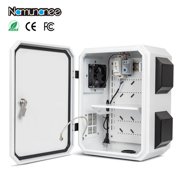 ODM IP55 Waterproof Electrical Enclosure with Thermostat Cooling Fan Electronic Equipment Junction Box Control Panel Box