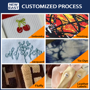 جوارب رياضية بشعار مخصص للنساء بالجملة جوارب رياضية بيضاء للطاقم من اليوجا جوارب قطنية بيلاتس - Product Image 5