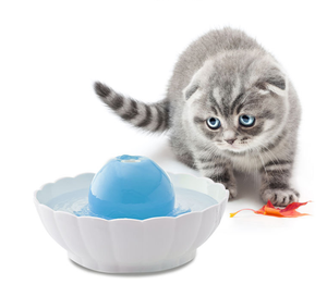 <strong>Cat</strong> Water Dispenser Pet Bowl Feeder <strong>Ceramic</strong> Water Bottle Automatic Drinking <strong>Fountain</strong> - Product Image 2