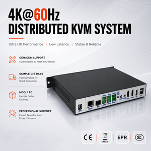 Encodeur-Décodeur KVM IA 4K60 H.265/H.264 Distribué sur IP à Latence Ultra-Faible, Contrôleur de Mur Vidéo Déscentralisé 4-16 Windows - Product Image 1