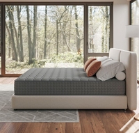 Magnifique matelas à ressorts Bonnel double, roulé et compressé, avec surmatelas en mousse standard, idéal pour chambre ou hôpital