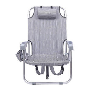 Silla Luna Personalizada para Exteriores, Cómoda, con Almohada Ajustable, Portátil, Ligera, Plegable, de Oxford, para Playa - Product Image 3