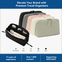Étui de rangement portable en gros pour appareils électroniques avec fermeture éclair pour appareil photo de voyage, chargeur et câbles – Sac organisateur