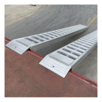 Longueur personnalisable 3T Capacité Aluminium Camion ATV Remorque Rampe 1 Paire 2 Rampes pour Voiture & Remorque Stockage