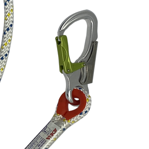 Arnés de seguridad de posicionamiento de trabajo ajustable certificado CE con mosquetón de gancho a presión de aluminio Cordón de protección contra caídas - Product Image 4