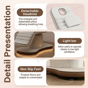 New Electric Eyelash <strong>Bed</strong> 3 Motors Bottom <strong>LED</strong> Massage Beauty Facial <strong>Bed</strong> Beauty Salon Furniture Massage Table Lash <strong>Bed</strong> - Product Image 4