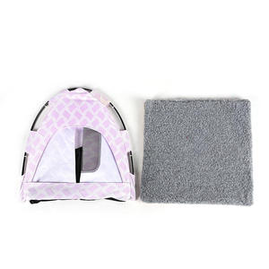 For <b>Pet</b> <b>Tent</b> for Going Portable Foldable Dome Oxford Cloth Cat Dog Kennel Simple Solid Color Breathable Comfortable <b>Pet</b> - Product Image 3